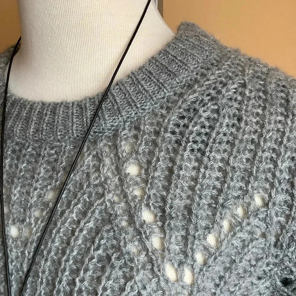 ABERCROMBIE & FITCH Wool/Alpaca Cable Knit Sweater Size S - Picture 6 of 16